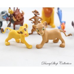 Set di 10 DISNEY Mufasa Rafiki Pumba Timon... PVC Playset