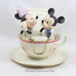 DISNEY SHOWCASE Lenox Mickey's Teetasse Twirl Mickey & Minnie Figur