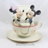 DISNEY SHOWCASE Lenox Mickey's Teacup Twirl Mickey & Minnie Figure