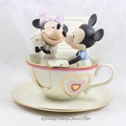 DISNEY SHOWCASE Lenox Mickey's Teetasse Twirl Mickey & Minnie Figur