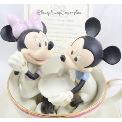 DISNEY SHOWCASE Lenox Mickey's Teacup Twirl Mickey & Minnie Figure