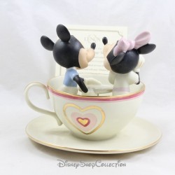 Figurine Mickey et Minnie DISNEY SHOWCASE Lenox Mickey's Teacup Twirl