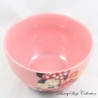 Minnie bowl DISNEYLAND PARIS pink flowers ceramic floral 16 cm