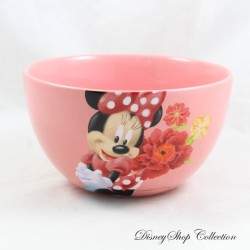 Cuenco Minnie DISNEY STORE flores rosas cerámica floral 16 cm