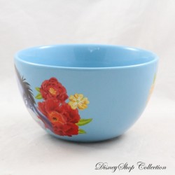 Eeyore ciotola asina DISNEY STORE blu Eeyore fiori floreale ceramica 16 cm