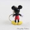 Figura de Mickey DISNEY clásico de pvc suave rojo shorts llavero de 8 cm