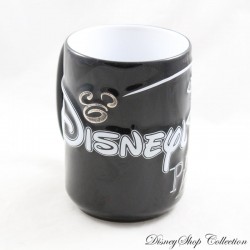 DISNEYLAND PARIS Eiffel Tower Black White Disney 3D Embossed Mug 12 cm