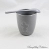 Mickey DISNEYLAND PARIS Espresso Coffee Cup Sellier with Grey Spoon Disney Rhinestones 8 cm