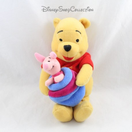 Stuffed Winnie and Piglet DISNEY Honey Jar