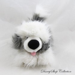 Peluche Max perro DISNEY STORE La Sirenita gris blanco pelo largo 24 cm