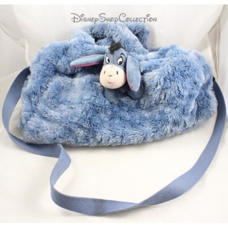 Sac à main peluche âne Bourriquet DISNEY bleu