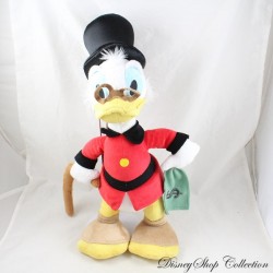 Duck Scrooge plush toy DISNEYLAND PARIS uncle of Donald cane and ticket 42 cm