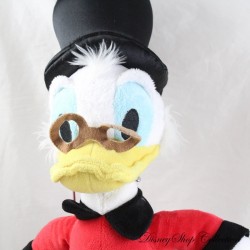 Pato Scrooge peluche DISNEYLAND PARÍS tío de Donald bastón y billete 42 cm