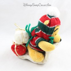 Vibrante peluche de Winnie the Pooh DISNEYLAND PARÍS Navidad