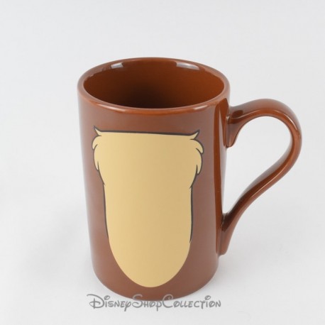 Taza Tic and Tac DISNEY STORE cuerpo taza ardilla marrón alta cerámica 13 cm