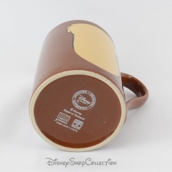 Taza Tic and Tac DISNEY STORE cuerpo taza ardilla marrón alta cerámica 13 cm