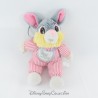 Peluche vintage lapin Pan-Pan EURO DISNEY Bambi pyjama rose rayé Panpan 32 cm