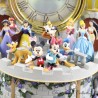 43 DISNEY Bradford Exchange Musikalische und leichte Peekaboo-Wanduhr aus geschnitztem Harz