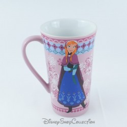 Mug haut princesse Anna DISNEY STORE La Reine des neiges rose Frozen 15 cm