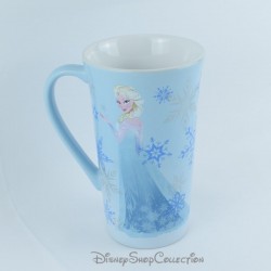 Mug haut Reine Elsa DISNEY STORE La Reine des neiges bleu Frozen 15 cm