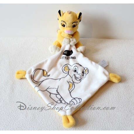 Simba Lion Plushie NICOTOY Hello Little King Handkerchief Disney The Lion King