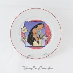 Assiette Pocahontas DISNEY Tables & Couleurs Pocahontas porcelaine Flit et Meeko 20 cm