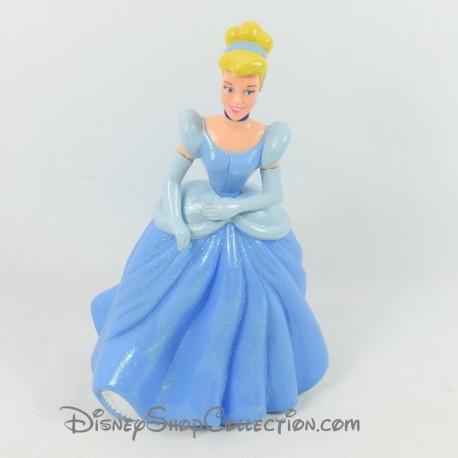 Große Cinderella DISNEY PVC Gliedriges blaues Kleid Figur 21 cm