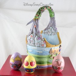 DISNEY TRADITIONS Easter Basket Figurine Snow White and the 7 Dwarfs