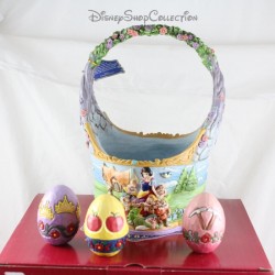 DISNEY TRADITIONS Easter Basket Figurine Snow White and the 7 Dwarfs