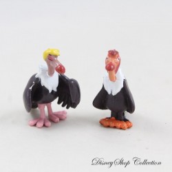 Lot de 2 figurines vautours DISNEY Le livre de la jungle Flaps et Ziggy pvc 4 cm