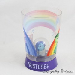 Figurita de cristal Tristeza DISNEY Pixar Vice Versa vaso de plástico 12 cm