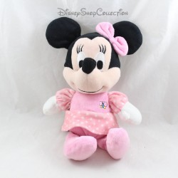 Peluche Minnie NICOTOY Disney robe rose