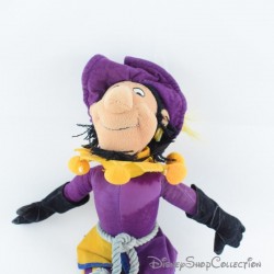 Peluche Clopin DISNEY STORE El Jorobado de Notre Dame Loco del Rey amarillo púrpura 42 cm