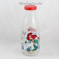 DISNEY The Little Mermaid Glass Milk Bottle