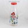 DISNEY The Little Mermaid Glass Milk Bottle