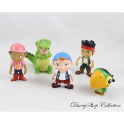 Jake and the Pirates DISNEY JUNIOR 5 Characters Jake Izzy the Curly Skully 7 cm Figure Set