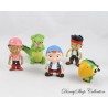 Jake and the Pirates DISNEY JUNIOR 5 Characters Jake Izzy the Curly Skully 7 cm Figure Set