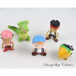 Jake and the Pirates DISNEY JUNIOR 5 Characters Jake Izzy the Curly Skully 7 cm Figure Set