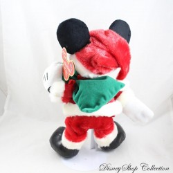 Micky Plüsch DISNEYLAND RESORT PARIS Micky als Weihnachtsmann mit seiner 40 cm langen Kapuze