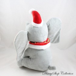 Dumbo Elefant Sound Plüsch DISNEY Sambro Dumbo Weihnachten Rot Hut 32 cm