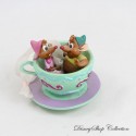 Ornament Perla and Gus Gus Mouse DISNEYLAND PARIS Cinderella Christmas Green Cup 6 cm