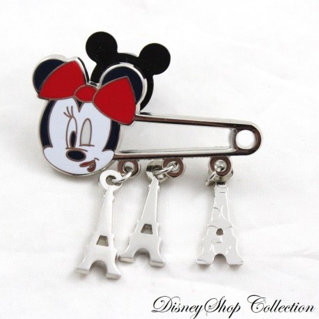 Pin's Minnie DISNEYLAND PARIS Pin épingle 3 minis Tour Eiffel Minnie Parisienne Disney 4 cm