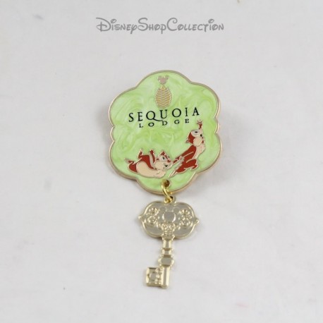 Pin's clé de l'hôtel Sequoia Lodge DISNEYLAND PARIS Tic et Tac