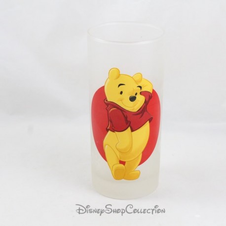 Glass Tall Winnie the Pooh DISNEYLAND PARIS Lovable