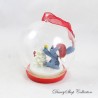 Boule de Noël lumineuse DISNEYLAND PARIS Lilo et Stitch canard sapin ornement Disney 11 cm