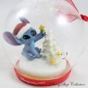 Boule de Noël lumineuse DISNEYLAND PARIS Lilo et Stitch canard sapin ornement Disney 11 cm