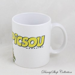 Scrooge DISNEY King Tasse auf seinem Stapel Gold Scrooge Keramik Magazin 10 cm