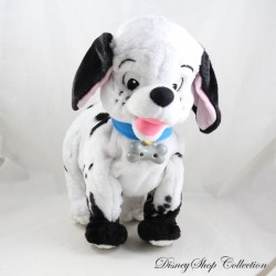 Interactive Dalmatian Dog Plush DISNEY Lansay The 102 Dalmatians Little Dipper Collar Blue 34 cm HS