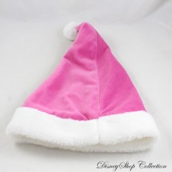 Bonnet de Noël Princesse Aurore DISNEY La Belle au bois dormant rose pompon flocons enfant