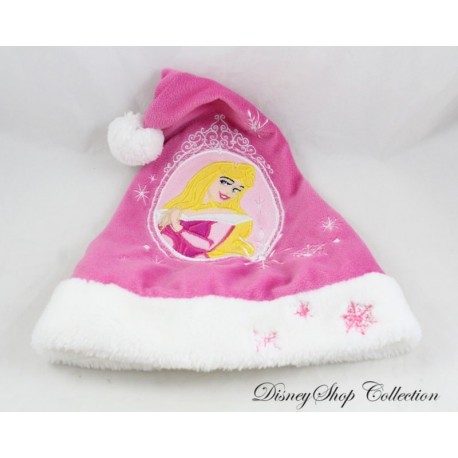 Princess Aurora DISNEY Sleeping Beauty Pink Tassel Snowflakes Child Christmas Hat